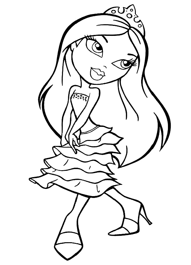 Desenhos De As Bratz Para Colorir