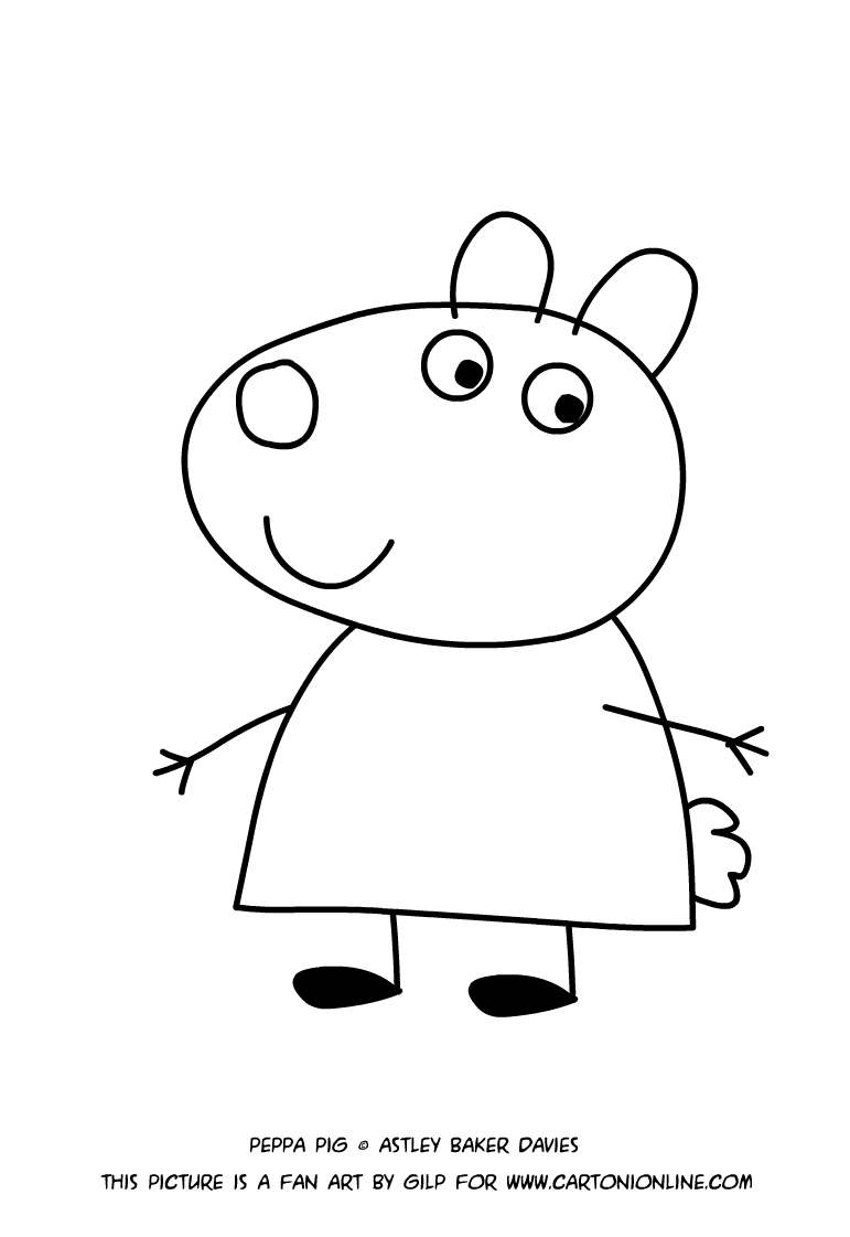 Dibujo de Susy Sheep para colorear