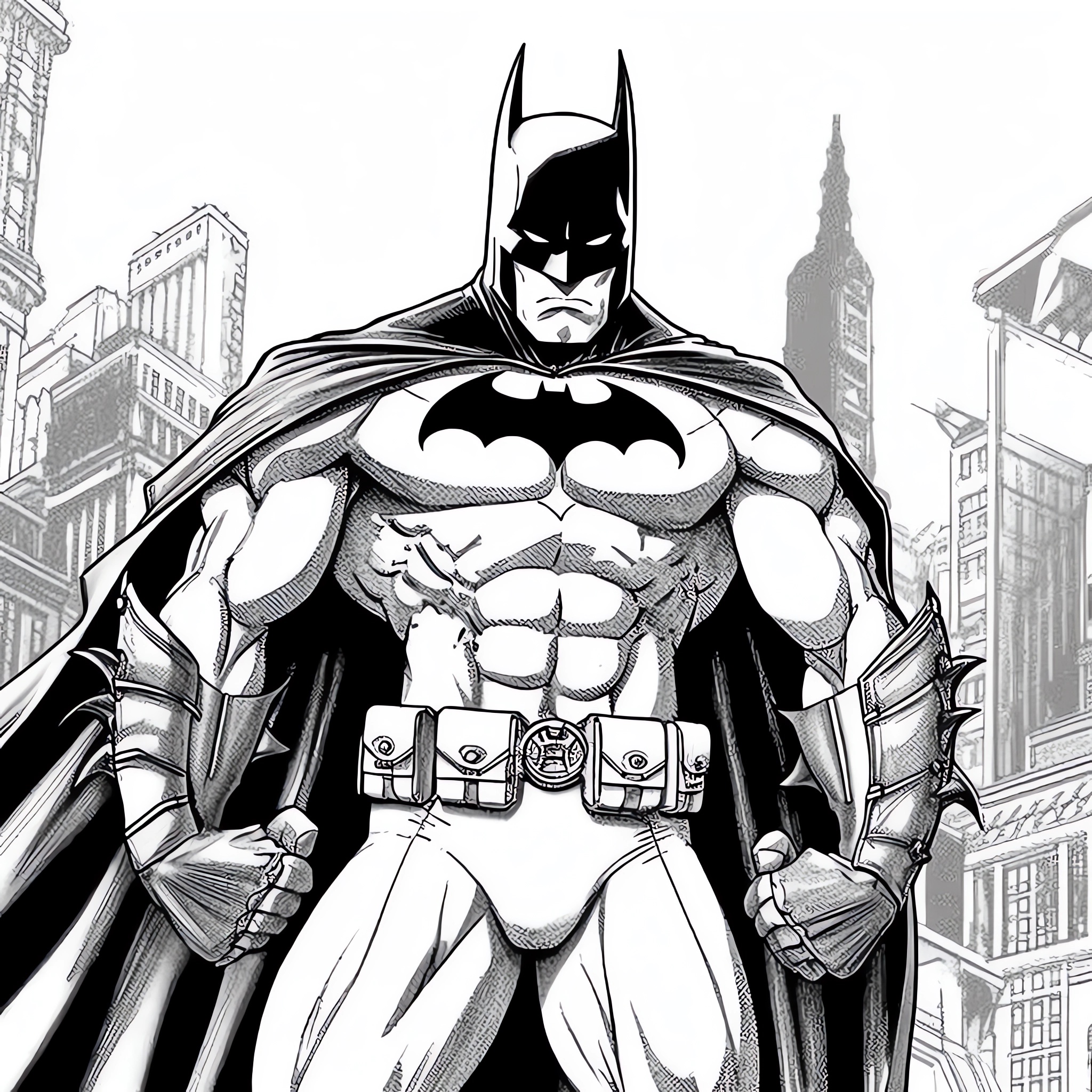 Detalle Imagen Dibujos Para Colorear De Batman Para Imprimir