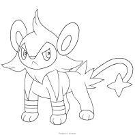 Drawing Pokèmon fourth generation coloring page