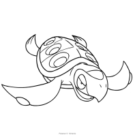 Drawing Pokèmon fifth generation coloring page