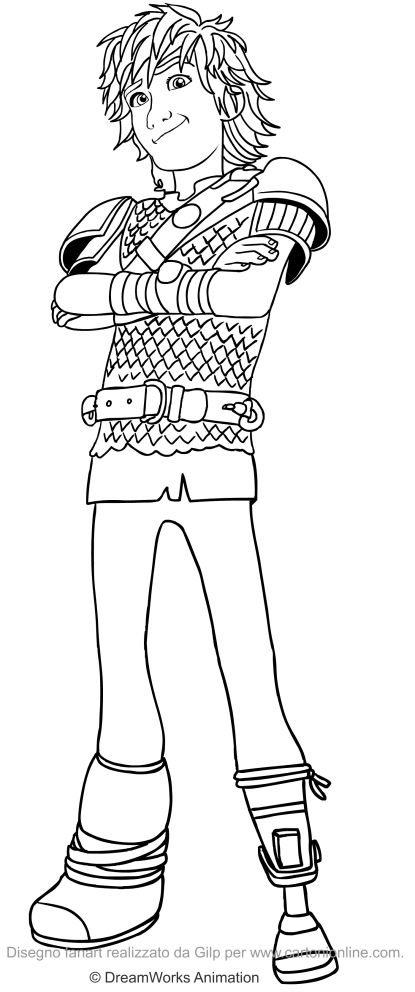  Hiccup Horrendus Haddock III coloring page to print