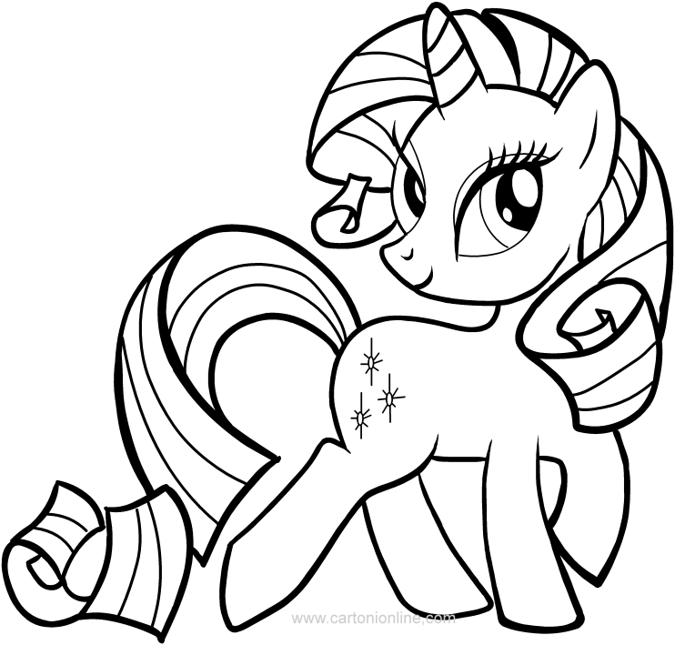  rarity of My Little Pony coloring page to print