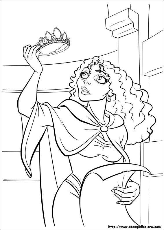 Animal Mother Gothel Coloring Page for Adult