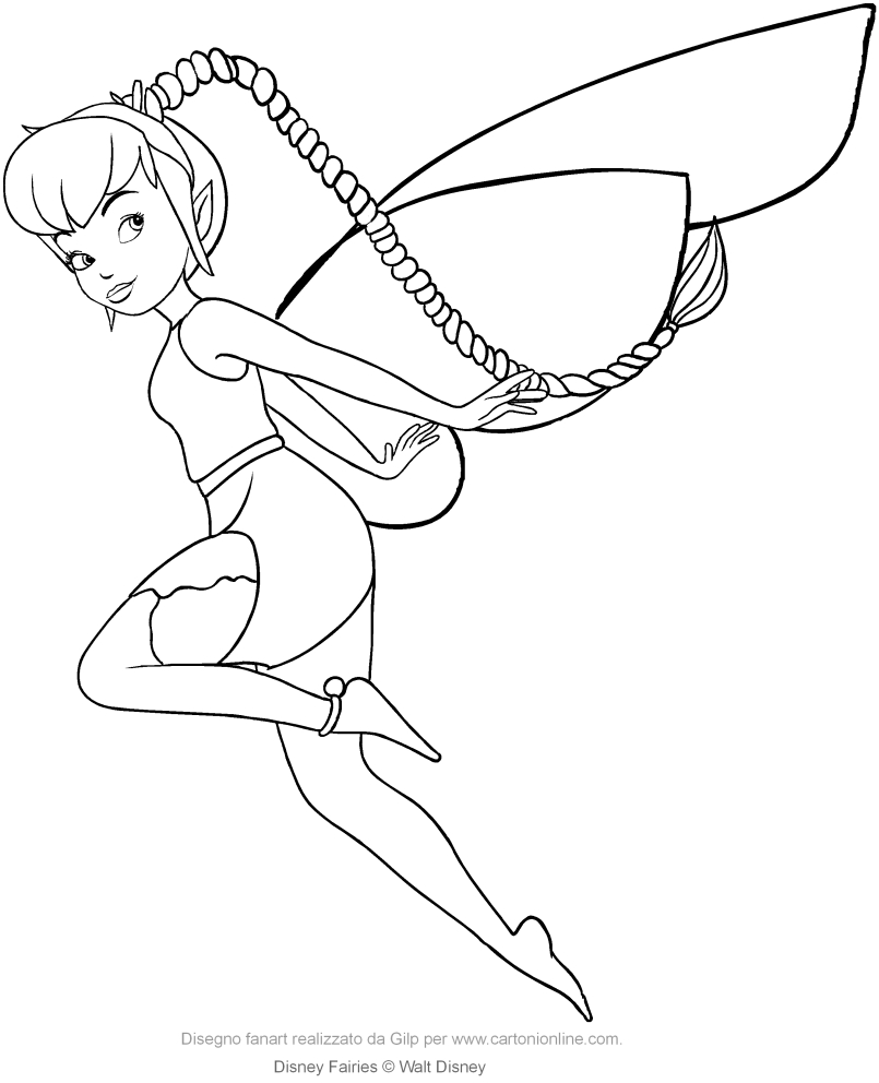  Fawn (Disney Fairies) coloring page to print