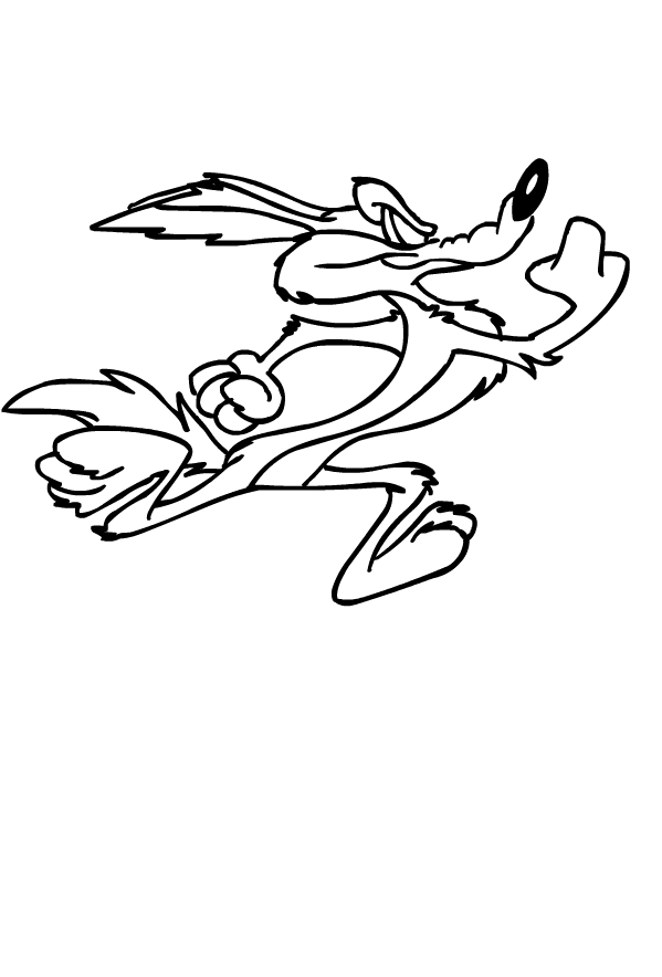 Kolorowanki Wile E Coyote