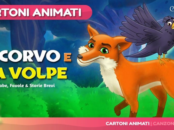 Il Corvo E La Volpe The Fox And The Crow Cartone Animati Storie Per