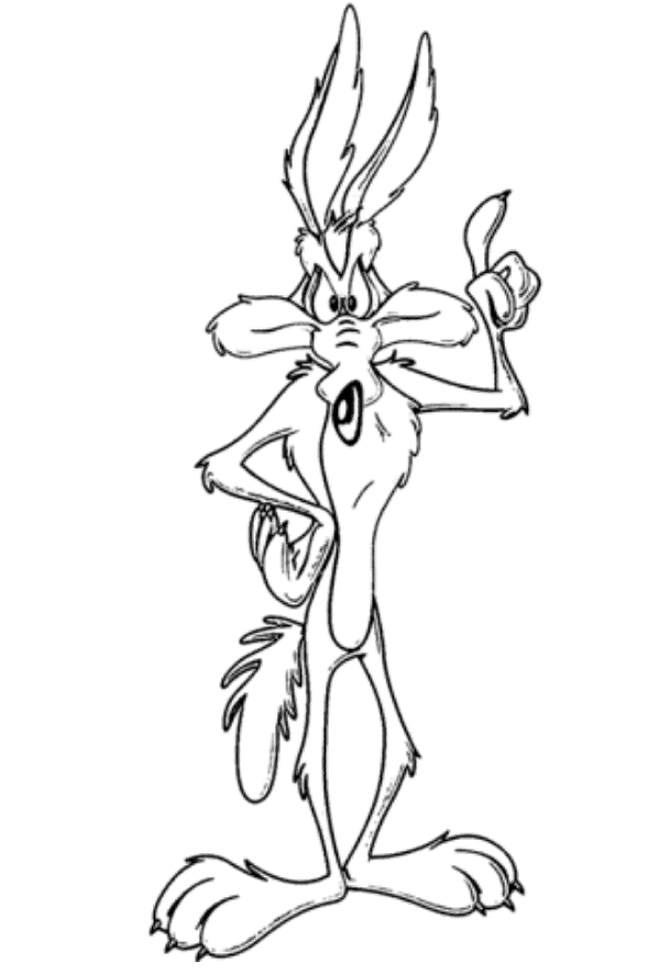 Ausmalbilder Wile E Coyote